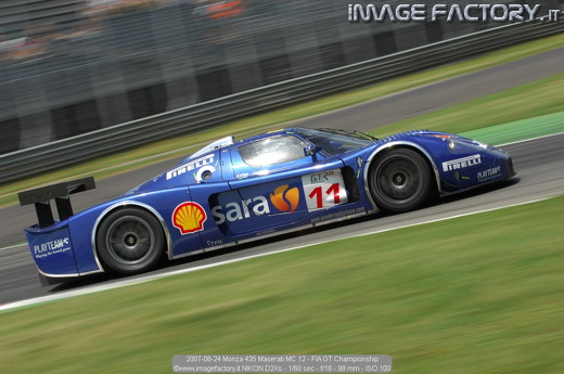 2007-06-24 Monza 435 Maserati MC 12 - FIA GT Championship